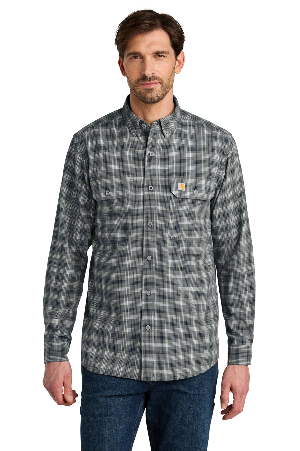 Carhartt ® Rugged Flex ® Plaid Long Sleeve Shirt CT107109