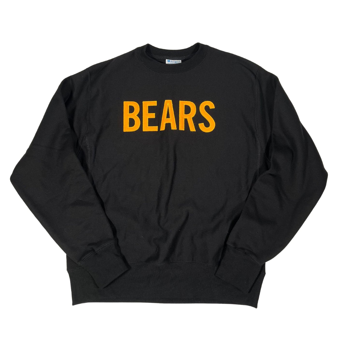 Upper Arlington BEARS Felt Sweatshirt in black with gold letters