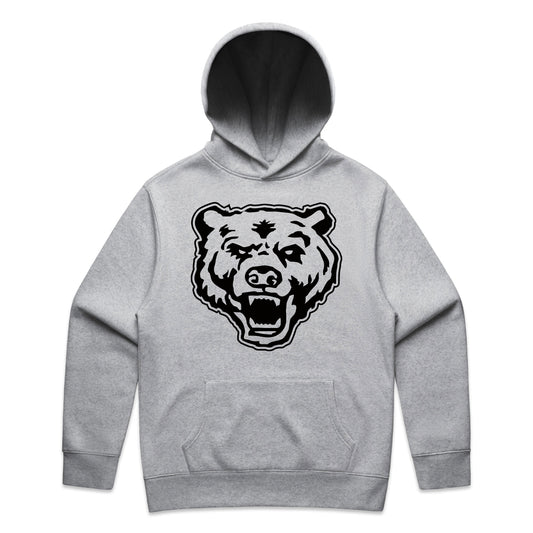 Upper Arlington Golden Bear Heavy Weight Hoodie Sweatshirt - Grey