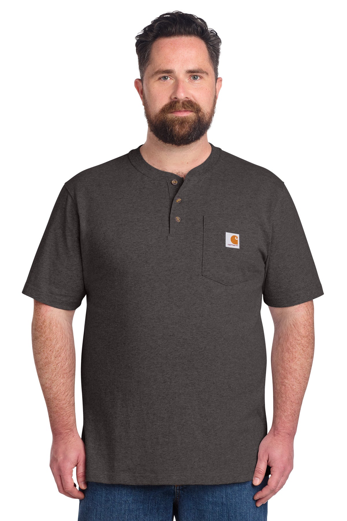 Carhartt ®  Short Sleeve Henley T-Shirt CTK84