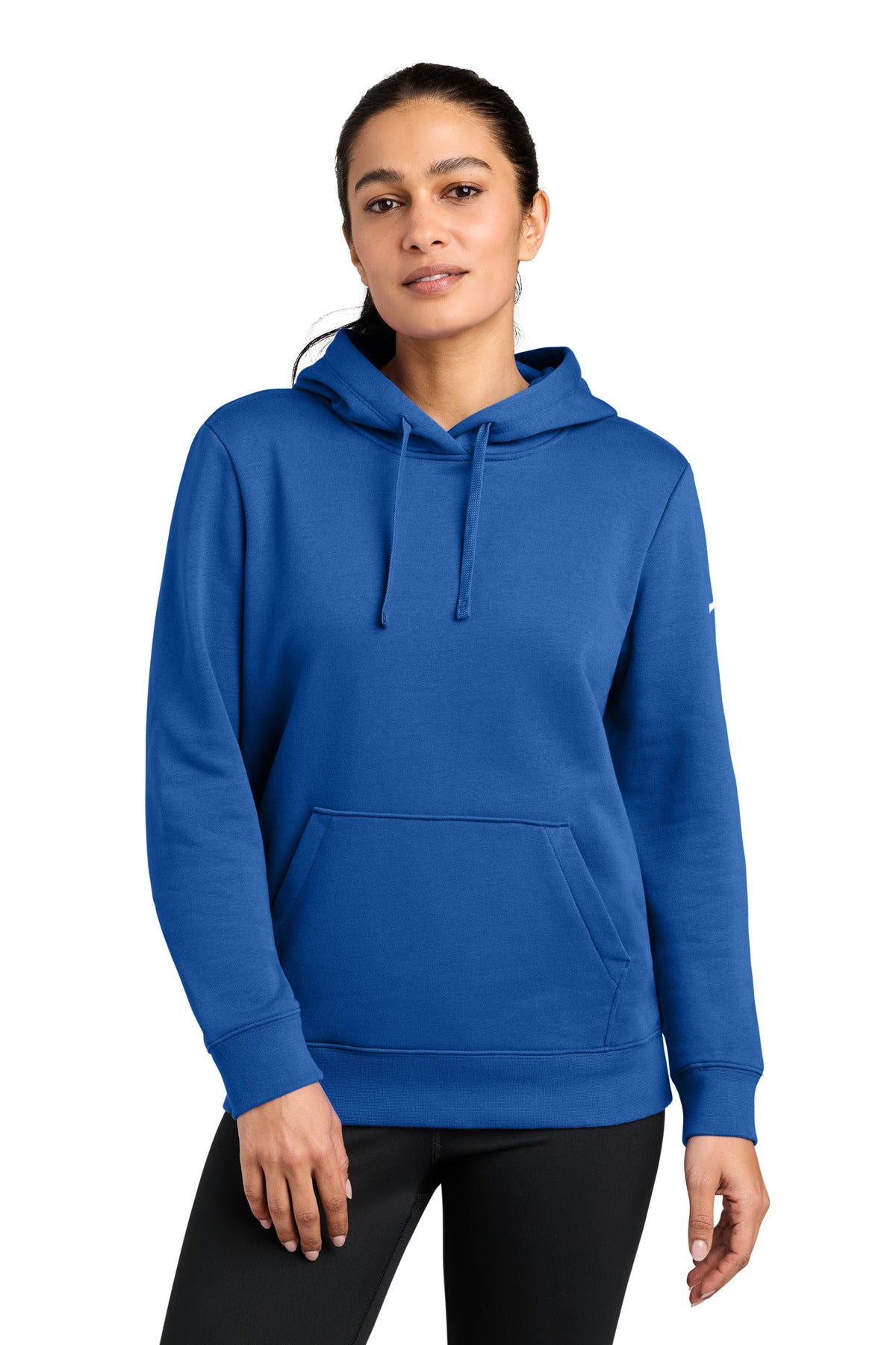 Nike Women's Club Fleece Sleeve Swoosh Pullover Hoodie NKFD9889