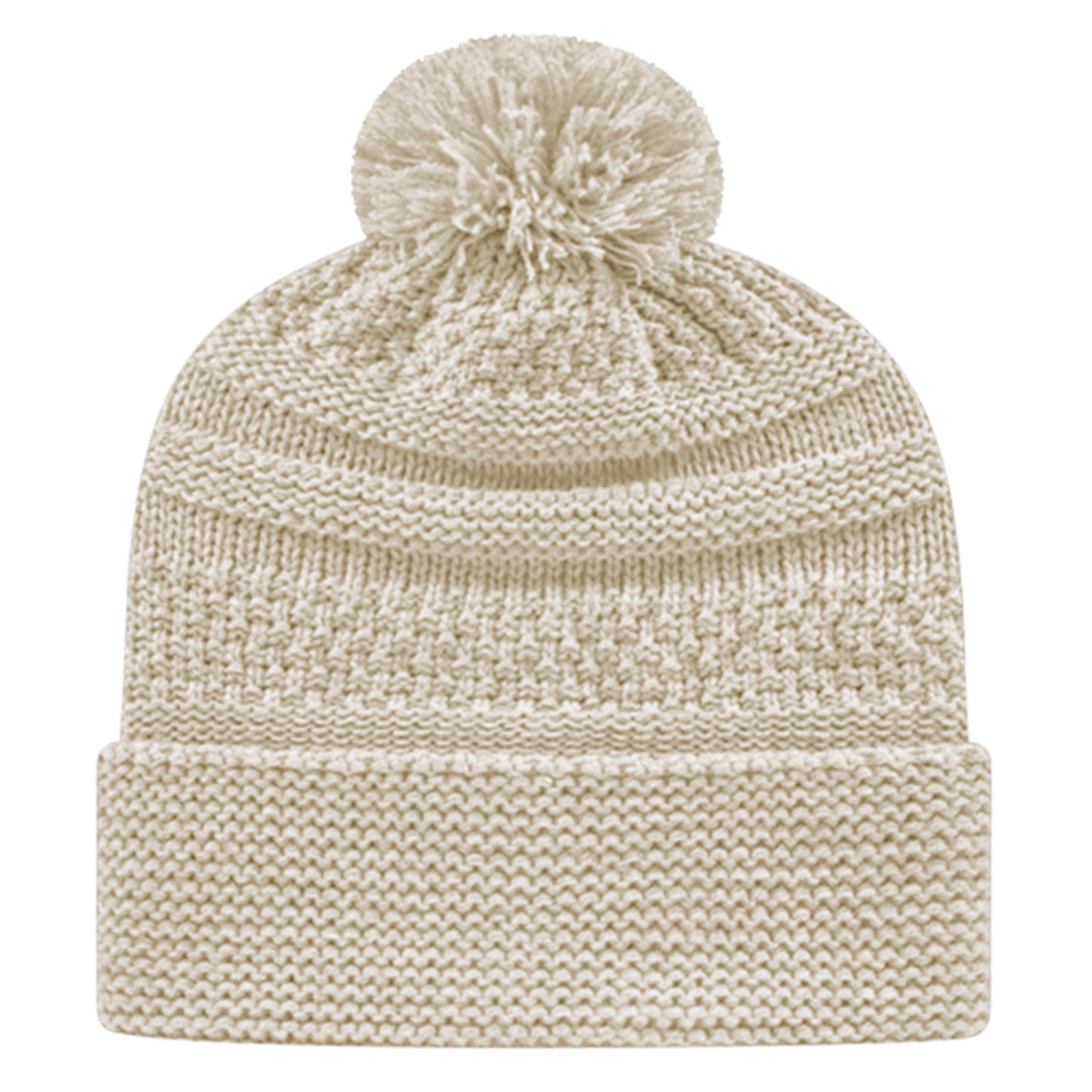 Cable Knit Cap with Cuff